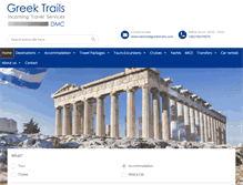 Tablet Screenshot of greektrails.com